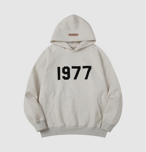 Essentials 1977 Grey Hoodie