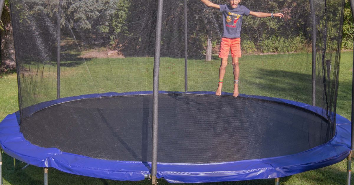 Kid on Trampoline