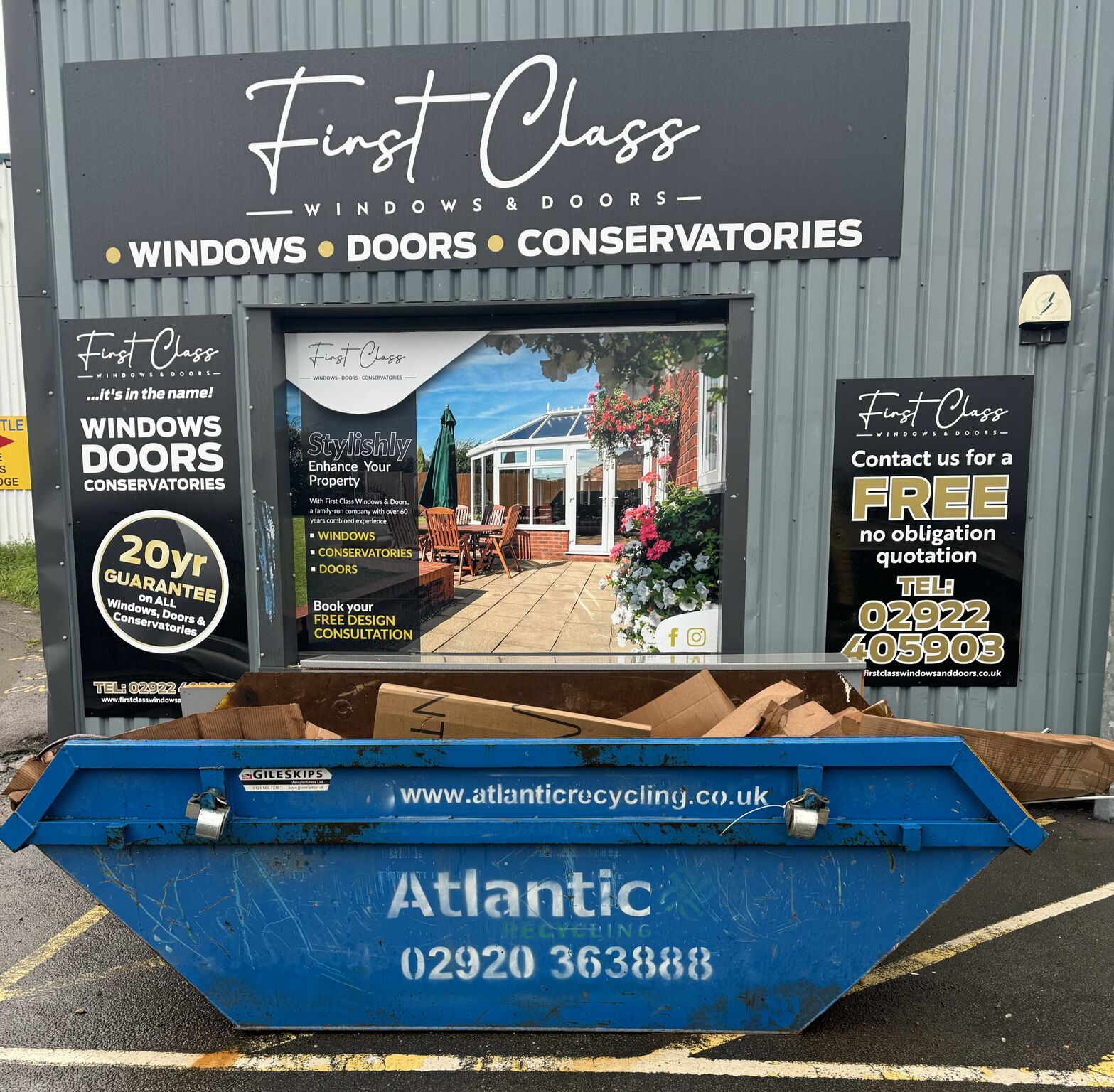 Atlantic Recycling take care of all commercial and domestic waste management needs across south Wales and the south west of England.