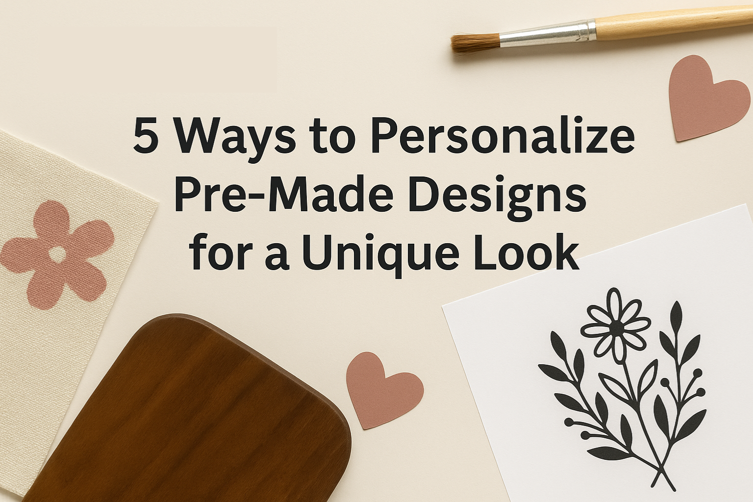 5 Ways to Personalize Pre-Made Designs for a Unique Look
