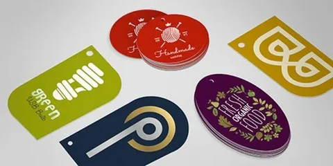 Printed Die Cut Hang Tags